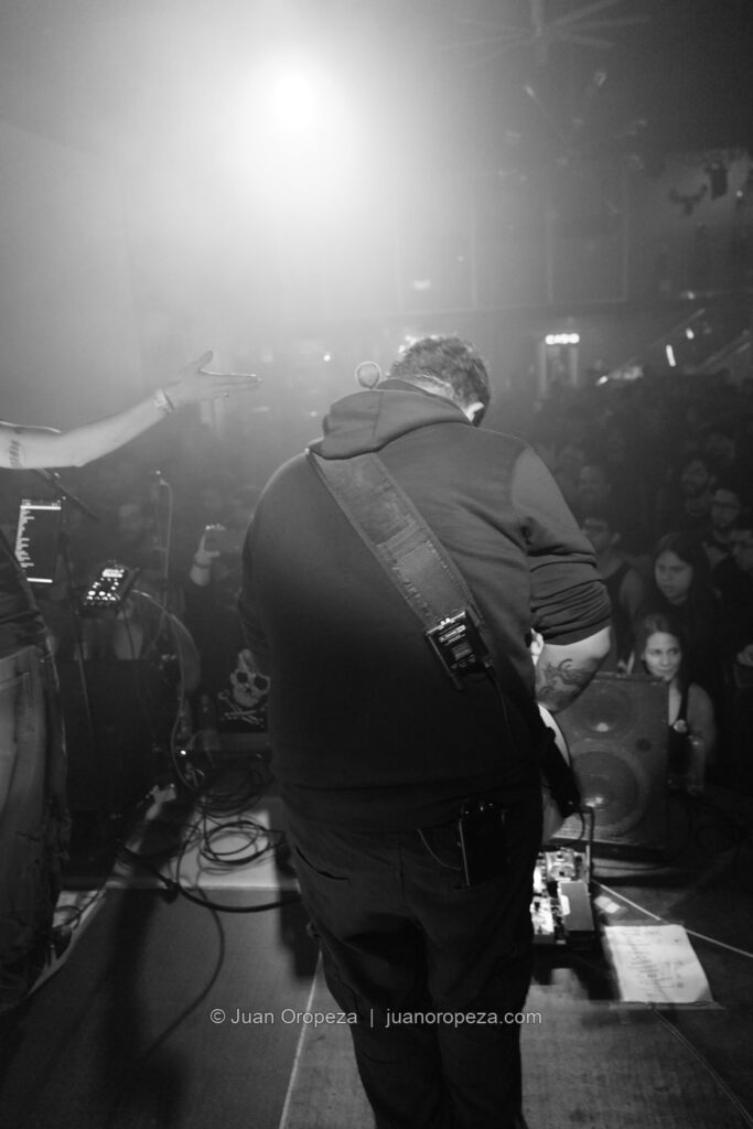 Candy 66. José Morantes frente a la sala, visto desde la tarima.