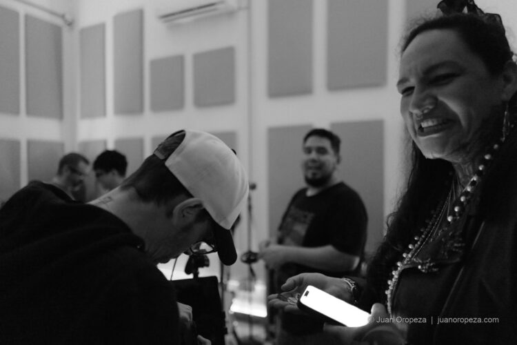 Candy 66. La música también reúne sonrisas fuera del escenario.